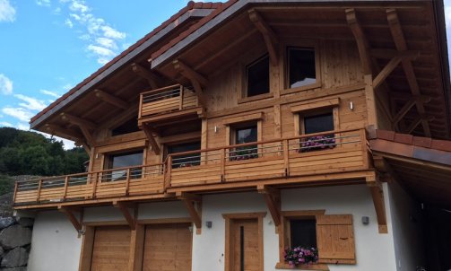 construction de chalet en bois Sallanches